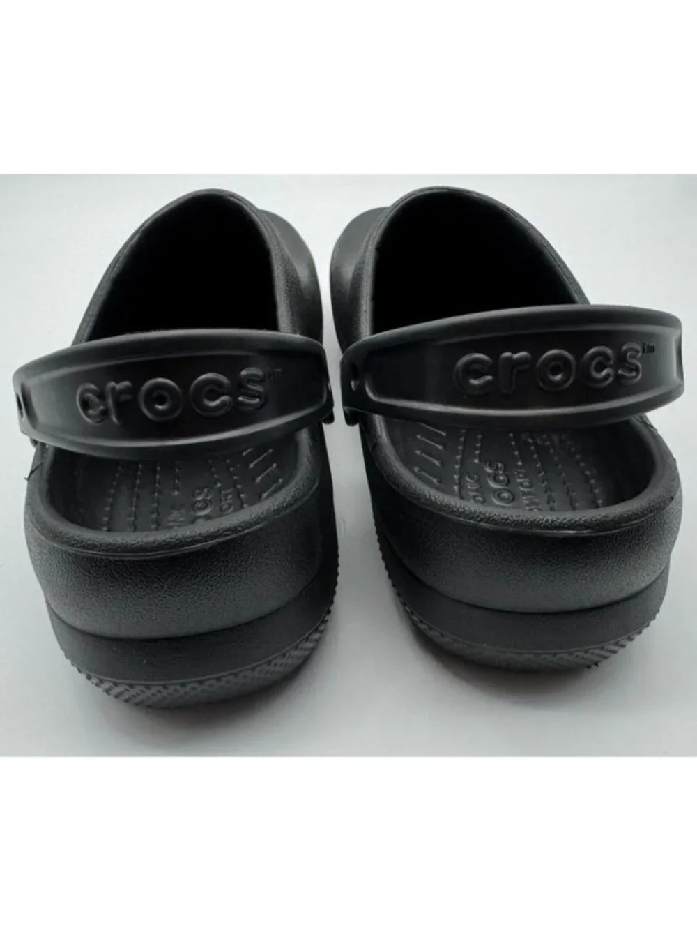 Crocs Specialist II Work Clogs 204590 Black Slip On Casual Shoes Men's Size 12